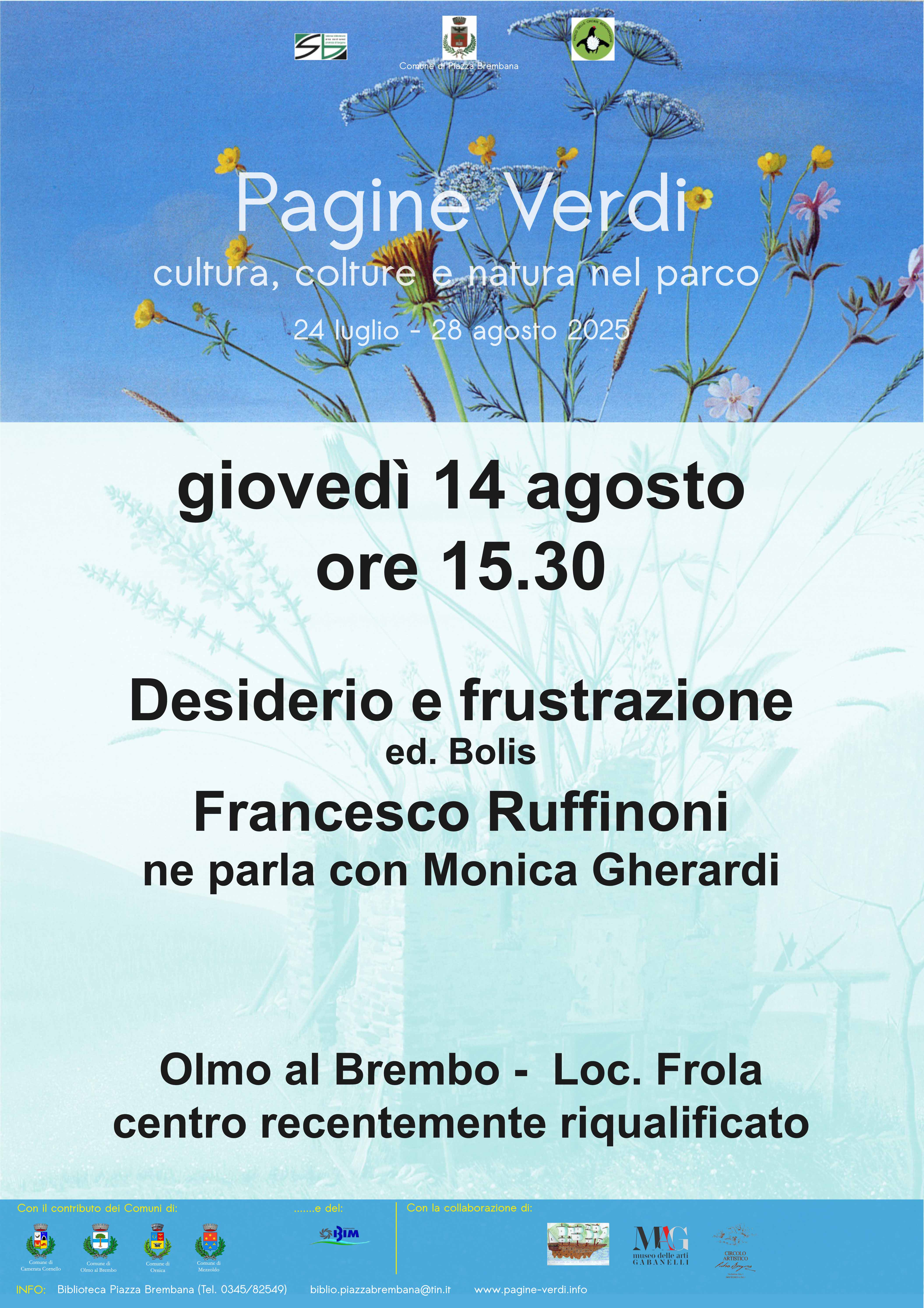 Pagine verdi: cultura, colture e natura nel parco. Antonio Russo racconta Rigoni Stern