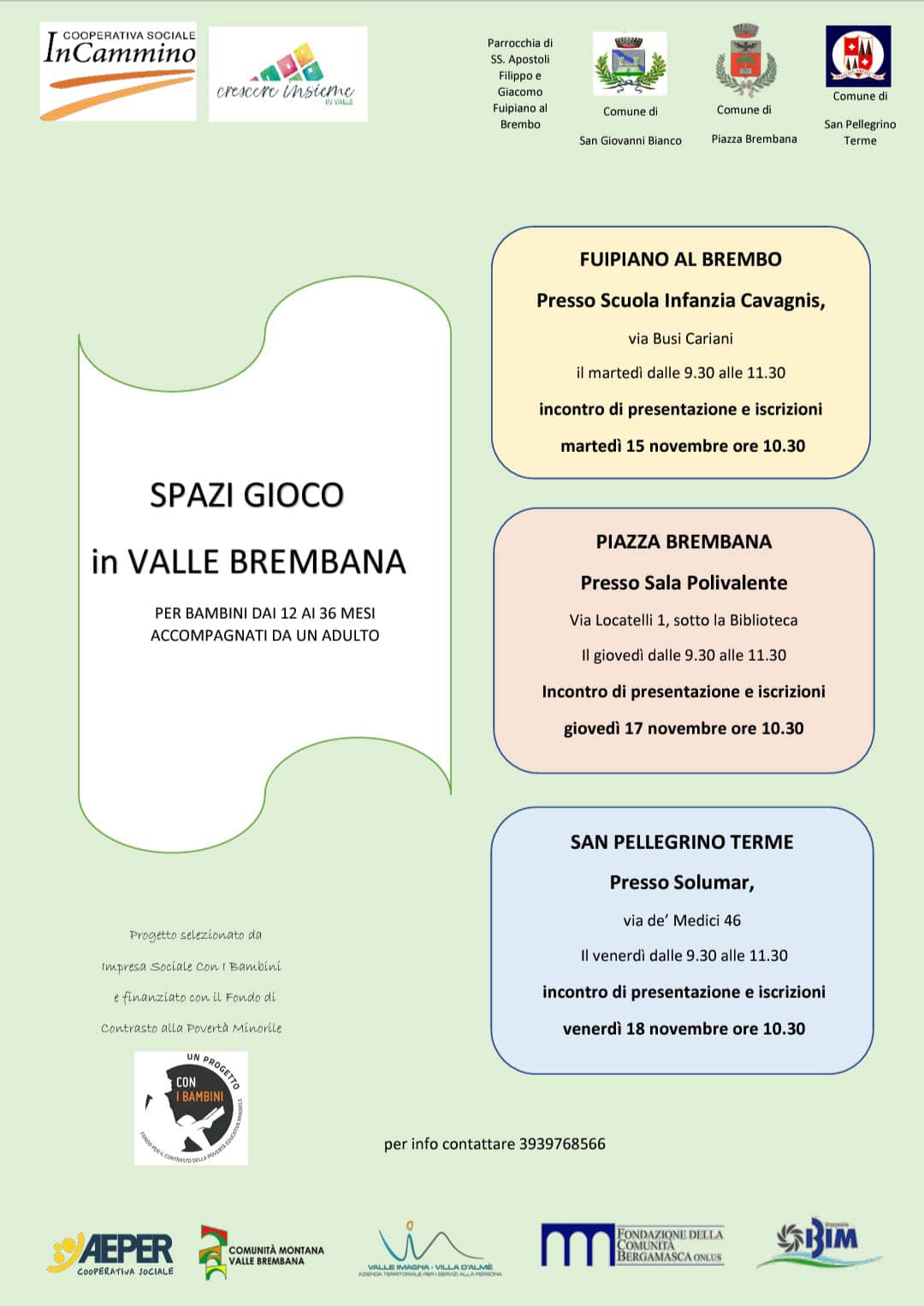 In Cammino Cooperativa Sociale
Crescere Insieme in Valle